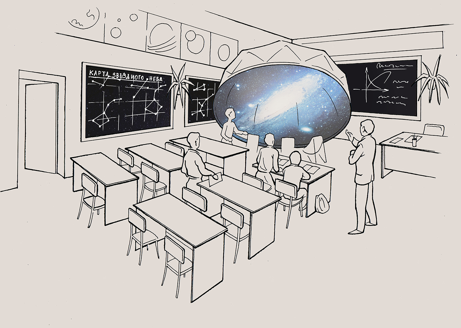 Класс астрономии в школе